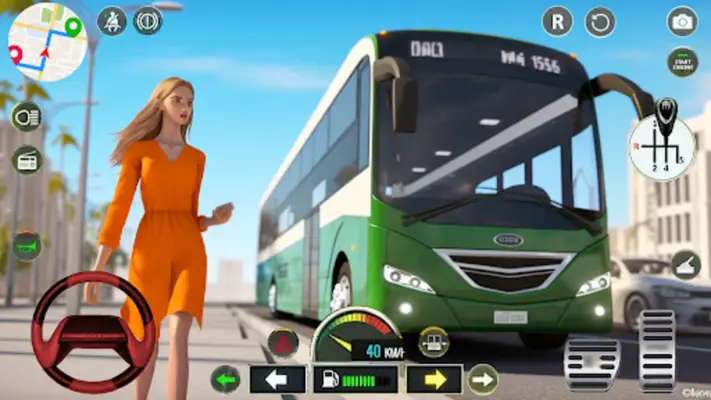 Bus Simulator Coach Driving 3D android App screenshot 1